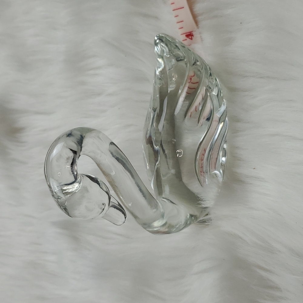 Vintage 1980s Fenton Swan Art Glass Crystal - Picture 5 of 5